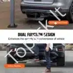 Kablio laiptelis / buferio apsauga, juoda, 66.5x18 cm / 158 kg - Image 2