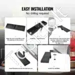 Kablio laiptelis / buferio apsauga, juoda, 66.5x18 cm / 158 kg - Image 5