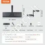 Kablio laiptelis / buferio apsauga, juoda, 66.5x18 cm / 158 kg - Image 6