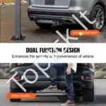 Kablio laiptelis  buferio apsauga, juoda, 75x25.4 cm  158 kg - Image 2