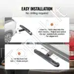 Kablio laiptelis  buferio apsauga, juoda, 75x25.4 cm  158 kg - Image 5