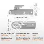 Kablys priekaboms, iki 1587.6 kg - Image 6