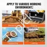 Kaušo dantų juosta su 6 dantimis, 120 cm / 2000 kg - Image 5