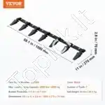 Kaušo dantų juosta su 7 dantimis, 150 cm / 2000 kg - Image 6