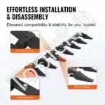 Kaušo dantų juosta su 7 dantimis, 150 cm / 2000 kg - Image 2