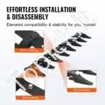 Kaušo dantų juosta su 8 dantimis, 165 cm / 2000 kg - Image 2