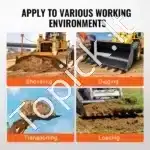 Kaušo dantų juosta su 8 dantimis, 165 cm / 2000 kg - Image 5