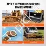 Kaušo dantų juosta su 9 dantimis, 180 cm / 2000 kg - Image 5