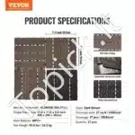 Klinkinės terasos plytelės, 27 vnt.  30x30 cm, tiko medžio - Image 6