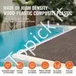 Klinkinės terasos plytelės, 27 vnt.  30x30 cm, tiko medžio - Image 5