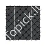 Klinkinės terasos plytelės, 36 vnt. / 30x30 cm, tamsiai pilkos - Image 7