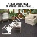 Klinkinės terasos plytelės, 54 vnt. / 30x30 cm, tiko medžio - Image 2