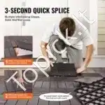 Klinkinės terasos plytelės, 54 vnt. / 30x30 cm, tiko medžio - Image 4