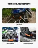 Krovinių tvirtinimo diržai su D-žiedais, 4 vnt.  5x97.5 cm - Image 6