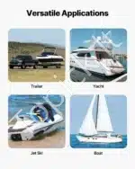 Krovinių tvirtinimo diržai su terkšle, 2 vnt. / 122 cm / 226 kg - Image 6