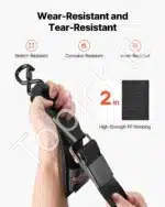 Krovinių tvirtinimo diržai su terkšle, 2 vnt. / 122 cm / 226 kg - Image 3