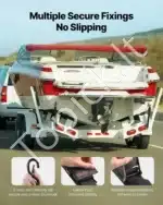 Krovinių tvirtinimo diržai su terkšle, 2 vnt. / 122 cm / 226 kg - Image 4