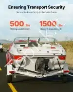 Krovinių tvirtinimo diržai su terkšle, 2 vnt.  61 cm  226 kg - Image 2