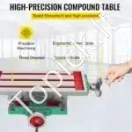 Kryžminis Frezavimo/Koordinatinis Stalas 450x170 mm, Ketus/Pilka - Image 3