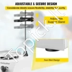 Laboratorinė Magnetinė Maišyklė Su Kaitinimo Plokšte – 1 L, 0–1600 Aps./Min., Ø 12 cm - Image 7