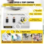 Laboratorinė Magnetinė Maišyklė Su Kaitinimo Plokšte – 1 L, 0–1600 Aps./Min., Ø 12 cm - Image 5
