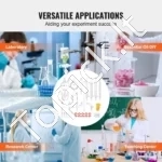 Laboratorinis Distiliavimo Rinkinys – 1000 ml / 500 ml / 250 ml Kolbos, 3.3 Borosilikatinis Stiklas, 24/40 Jungtis, 32 Dalys - Image 5