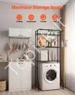 Laikymo lentyna, 3 lygių, virš skalbimo mašinos, iki 75 kg - Image 3