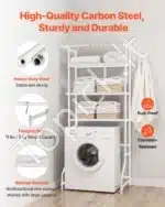 Laikymo lentyna, 3 lygių, virš skalbimo mašinos, iki 75 kg - Image 6