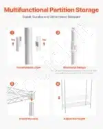 Laikymo lentyna virš skalbimo mašinos, iki 105 kg - Image 7