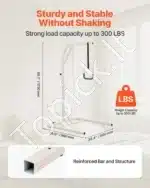 Laisvai pastatomas stovas su pakėlimo rankena, 136 kg, 990 x 900 x 1730 mm - Image 2