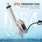 Linijinė pavara, 1000N, 12V DC, 150 mm eigos - Image 3