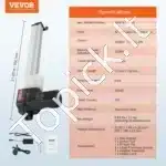 Linijinė pavara, 1000N, 24V, 330 mm eigos - Image 6