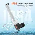 Linijinė pavara, 1000N, 24V, 330 mm eigos - Image 3