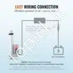 Linijinė pavara, 1500N, 12V DC, 100 mm eigos - Image 5