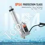 Linijinė pavara, 1500N, 12V DC, 150 mm eigos - Image 3