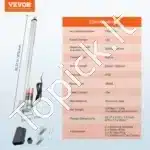 Linijinė pavara, 3000N, 12V DC, 500 mm eigos - Image 6