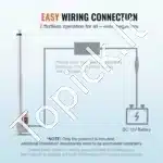 Linijinė pavara, 3000N, 12V DC, 500 mm eigos - Image 5