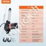 Linijinė pavara, 6000N, 12V DC, 150 mm eigos - Image 6