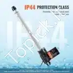 Linijinė pavara, 6000N, 12V DC, 350 mm eigos - Image 3