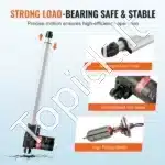 Linijinė pavara, 6000N, 12V DC, 400 mm eigos - Image 4