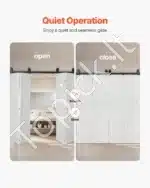 Stumdomų durų bėgelių sistema, iki 150 kg, 1626 mm - Image 5