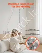 Lovos kėlimo rėmas (paciento kėlimo stovas) 840 x 210 x 1550 mm, plienas, 113 kg - Image 3