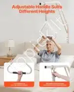 Lovos kėlimo rėmas (paciento kėlimo stovas) 840 x 210 x 1550 mm, plienas, 113 kg - Image 4