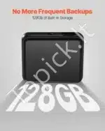 Magnetinis balso įrašymo įrenginys, 128 GB, juodas, ~43x43x12 mm - Image 3