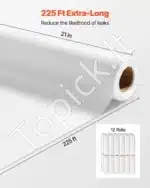 Medicininiai higieniniai paklotai rulone, 12 vnt, 533 mm x 68.58 m - Image 2