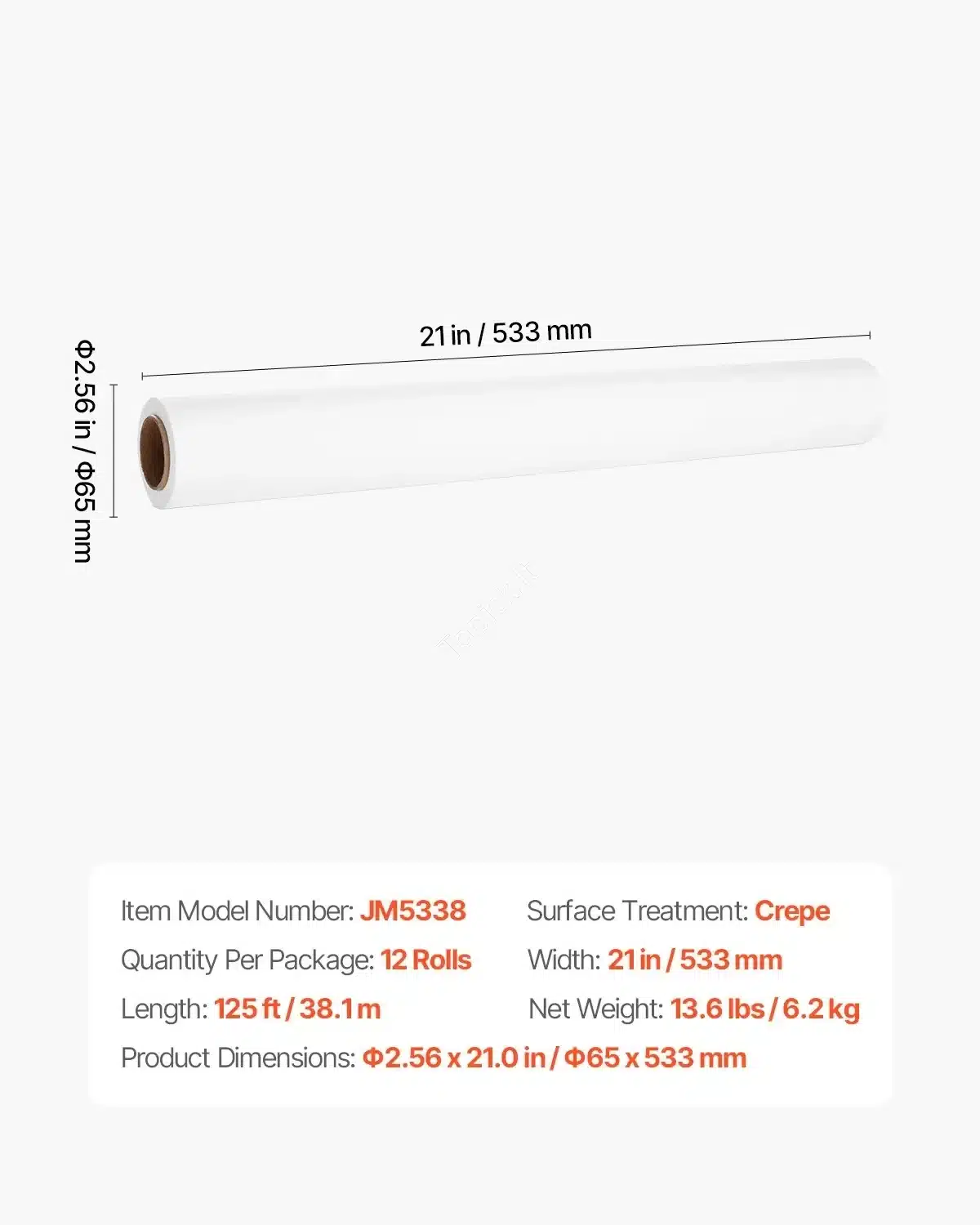 Medicininiai higieniniai paklotai rulone, 12 vnt., 533 mm x 38.1 m topick (2) Medicininiai higieniniai paklotai rulone, 12 vnt., 533 mm x 38.1 m - Image 7