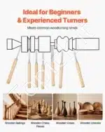 Medžio tekinimo peilių rinkinys, 8 vnt - Image 6