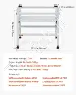 Metalinis skalbimo mašinos pagrindas, iki 136 kg - Image 6