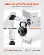 Metalinis skalbimo mašinos pagrindas, iki 136 kg - Image 2