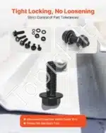 Metrinių varžtų, veržlių ir poveržlių rinkinys – 280 vnt. iš 10.9 klasės legiruotojo plieno - Image 4